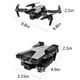 thumbnail image 3 of Dron con cámara 4K HD FPV, control remoto, juguetes, regalos para niños y niñas, con retención de altitud, modo sin cabeza, ajuste de velocidad de inicio, aviones negros para niños., 3 of 7