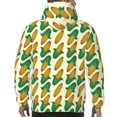 thumbnail image 7 of Uemuo Corn 8 Pattern Men's Hoodie - Casual Pullover Hoodie with Kangaroo Pocket, Stylish Hooded Sweatshirt for Everyday Wear-Medium, 7 of 7