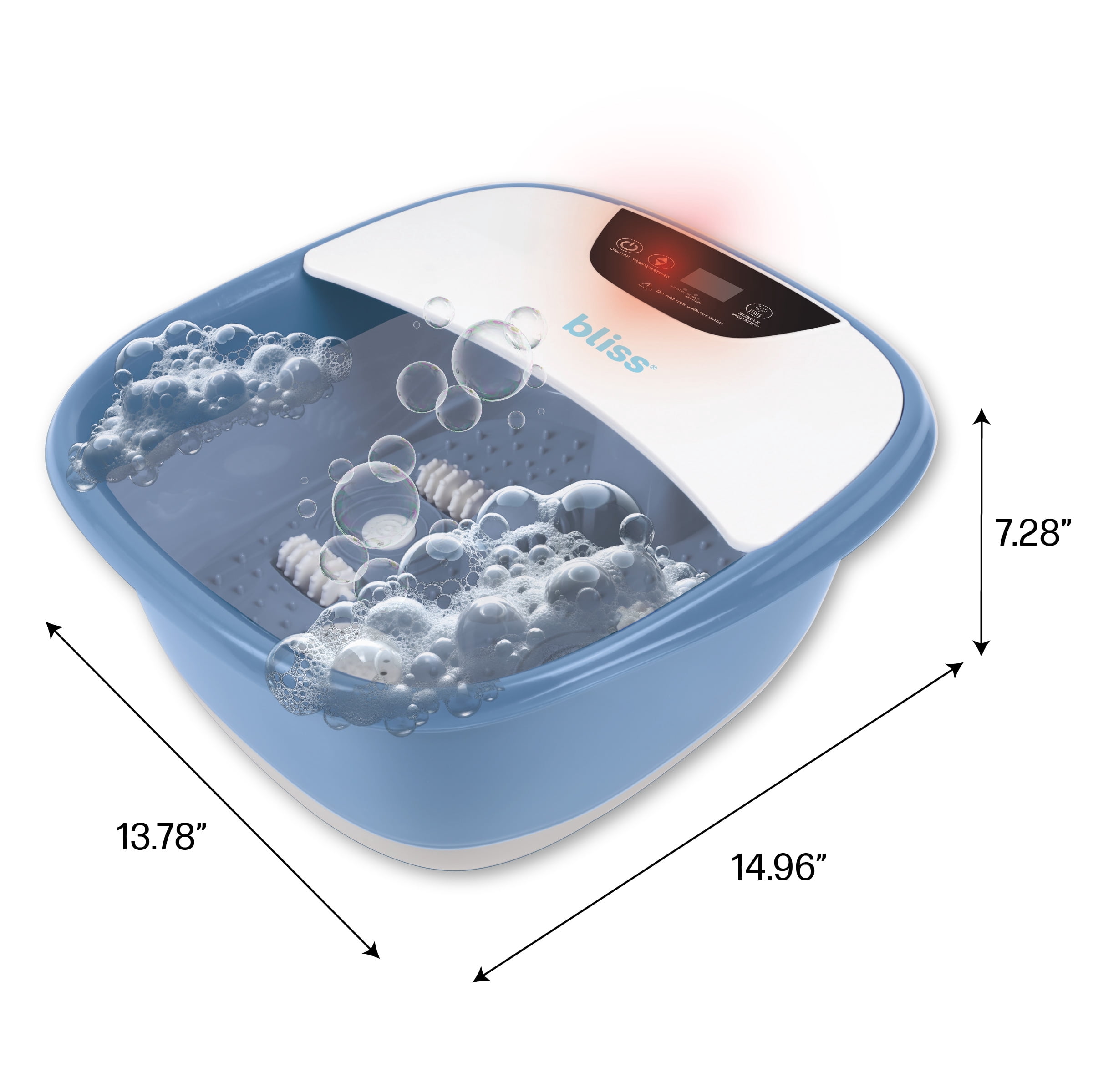 Bliss Massaging Foot Bath with Digital Display