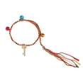 thumbnail image 2 of Hand Braided Friendship String Bracelet w/ Jingle Bells and Key Cham, 2 of 2