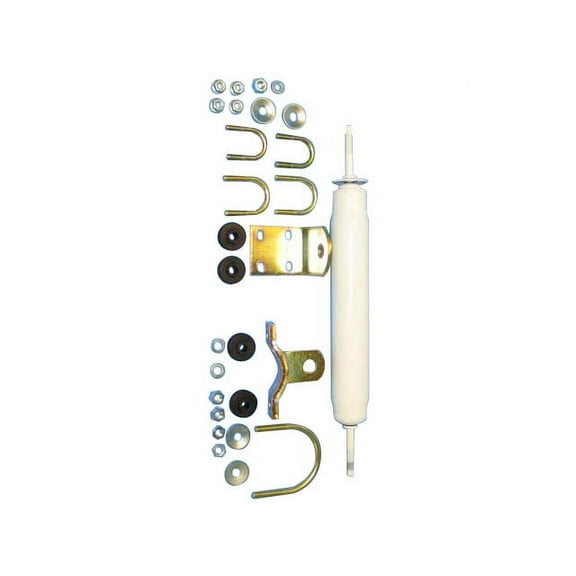 Front Steering Damper - Compatible with 1976 - 1986 Jeep CJ7 1977 1978 1979 1980 1981 1982 1983 1984 1985