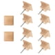 thumbnail image 4 of 10 pomos de madera maciza, tiradores de madera para cajones, pomos cuadrados para puertas, para el hogar, 4 of 7
