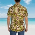 thumbnail image 6 of Vineyard Collection Wine Hawaiian Shirts For Men, Summer Short-Sleeve Relaxed-Fit Button-Down Shirts 3x-Large, 6 of 9