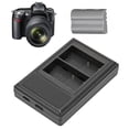 thumbnail image 1 of Camera Battery , USB Camera Dual Battery  Power Display Universal Multi   For D90 For D70S For D300, 1 of 8