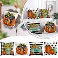 thumbnail image 1 of Set of 4 Fall Decorative Throw Pillow Covers for Autumn and Home, 1 of 6