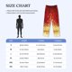 thumbnail image 4 of Fotbe Red Gold Glitter Pantalones de Pijama para Hombre, Pantalones de Dormir, Pantalones de Casa con Cintura Ajustable y Bolsillos-3X-Large, 4 of 6