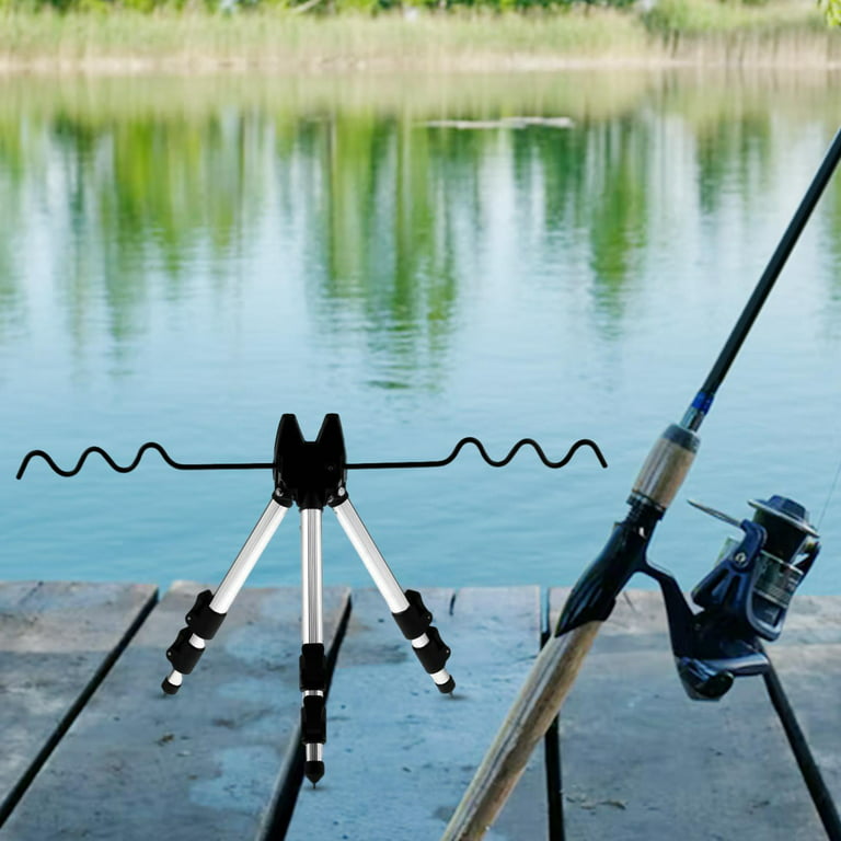 Telescopic Tripod Fishing Rod Holder Stand Fishing 62cm