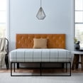thumbnail image 4 of Rest Haven Harrington Faux Leather Upholstered Headboard, Queen, Saddle, 4 of 7