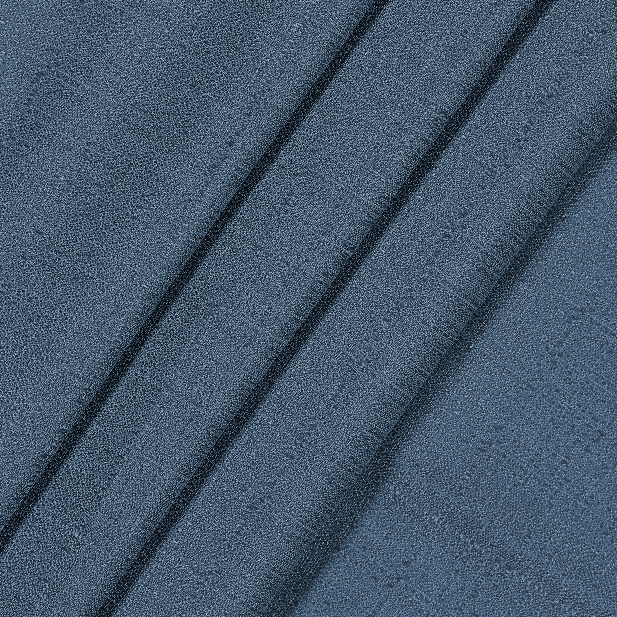 Eclipse Samara Solid Blackout Curtains, Single Curtain Panel, 54 Inch Long Blackout Curtains, 42" W x 54" L, Stone Blue