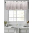 thumbnail image 4 of Valances for Windows Farm Khaki Rod Pocket Cafe Window Treatments Valance Curtains for Kitchen Bathroom Laundry Basement Windows 42"x18", 4 of 9