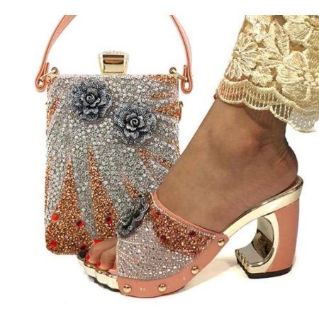 

2021 Italian Shoes and Bag Set Women s Shoes Sandals
