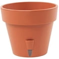 thumbnail image 2 of DecoPots - Self Watering Planter - 9.2 Inch - Indoor Outdoor with Bottom Watering and Water Level Indicator 9.2", Terracote, 2 of 9