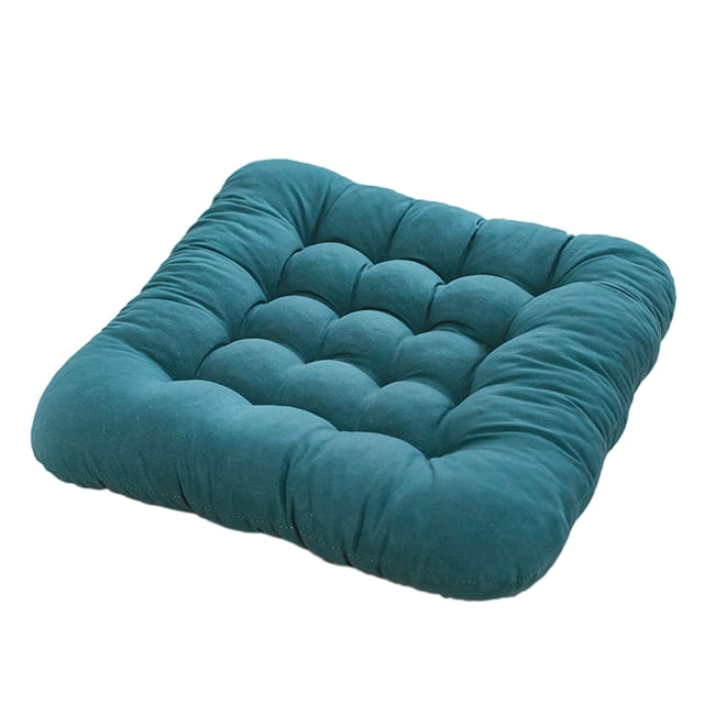 Pisexur Batería de cocina Cojines de asiento para uso doméstico, cojines de suelo de pana con mechones para tatami de salón, 40 cm para la cocina del hogar