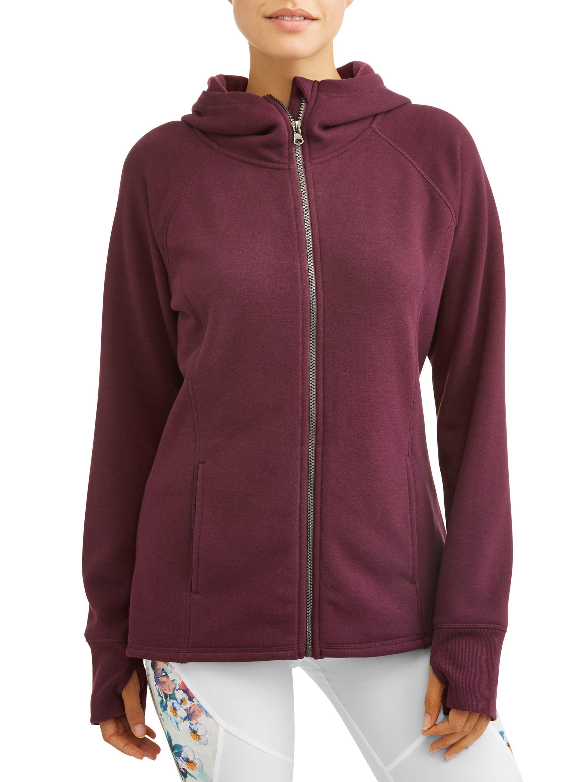 athletic works women's active full zip jacket