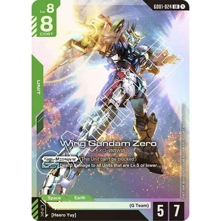 Newtype Rising Wing Gundam Zero GD01-024