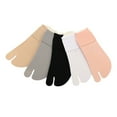 thumbnail image 4 of Rhewides 5 Pairs Men's Big Toe Flop Socks, Thin Middle Slipper Socks, Casual Japanese Tabi Socks for Comfort and Style, 4 of 10