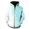 thumbnail image 1 of Sudadera con capucha y cremallera para hombre, con estampado de copos de nieve de invierno, moda, tops, estampado 3D, manga larga, divertida, de gran tamaño, gran oferta 2024, para adolescentes, prima, 1 of 6