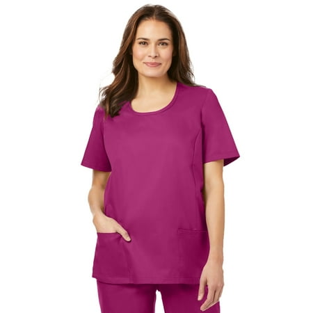 

Comfort Choice Women s Plus Size Scoopneck Scrub Top