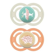 MAM Perfect Pacifier, 6+ Months, Girl, 2 Pack