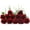 Gradient Burgundy, variant on 12 PCS Artificial Flowers Black Roses, Fake Silk Flower Long Stem Artificial Black Rose for Halloween Home Wedding Party Decorations(Black)