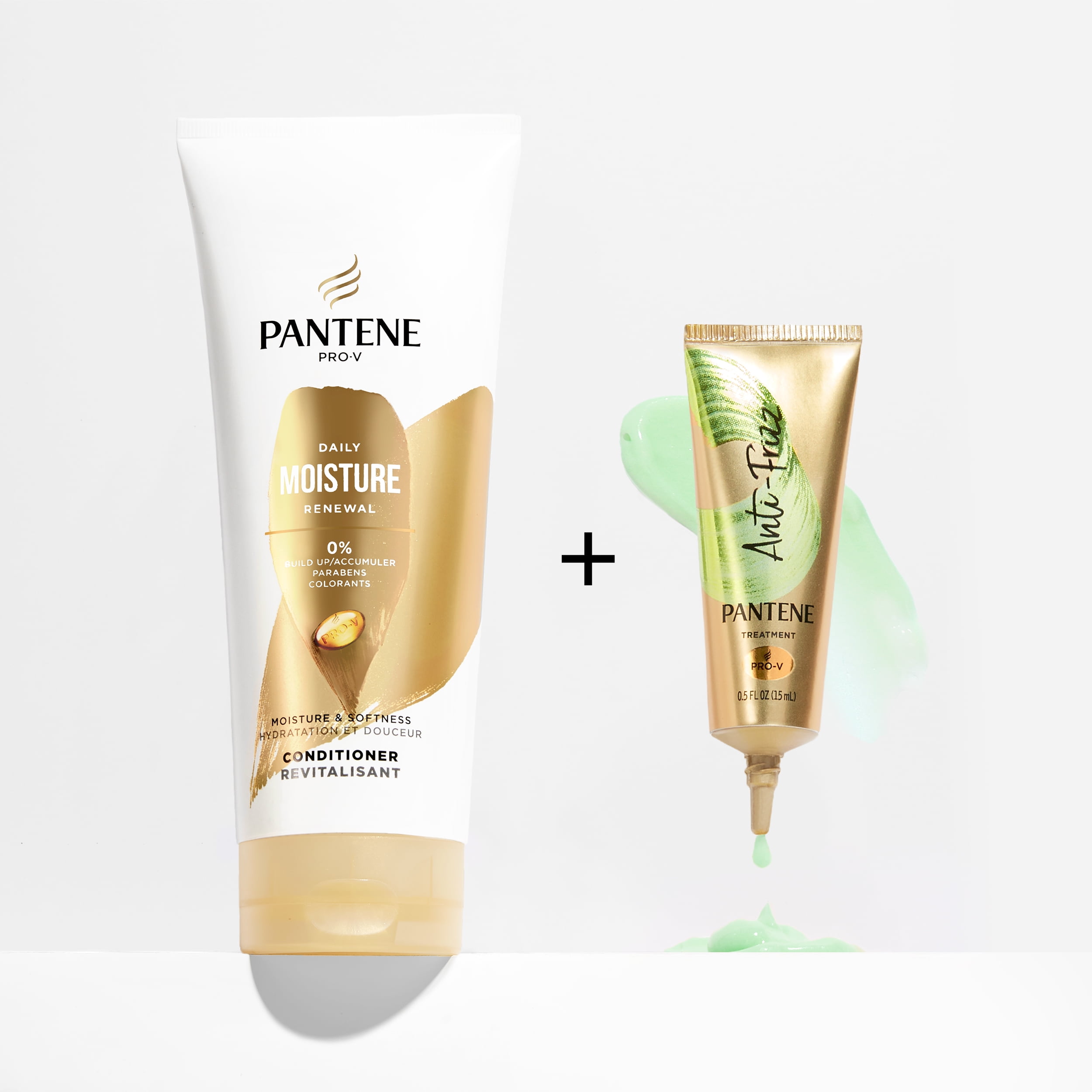 Pantene Pro-V Anti-Frizz Booster, Conditioner Mix-In, . - Pantene Pro-V Anti-Frizz Booster, Conditioner Mix-In, . -