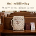 thumbnail image 7 of ZUXONGSY Eagle Snow Mountain Print Bible Case for Women Quilted Bible Cover Case Portable ChuZU Bag with Tabs & Durable Handle Christian Gift for Religious, ChuZU, 7 of 7