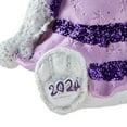 Purple Dress Teddy Bear 2024 Christmas Ornament, 3.75 in, by Holiday
