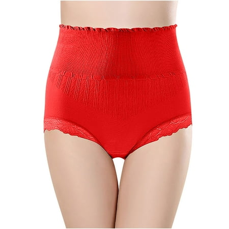 Womens Panties Seamless Underwear High Waisted No Show Panties Underpants Shorts High Waisted Silky Stretch Briefs No Show Ladies Thong Plus Size Full Coverage Soft Stretch Boxer Shorts