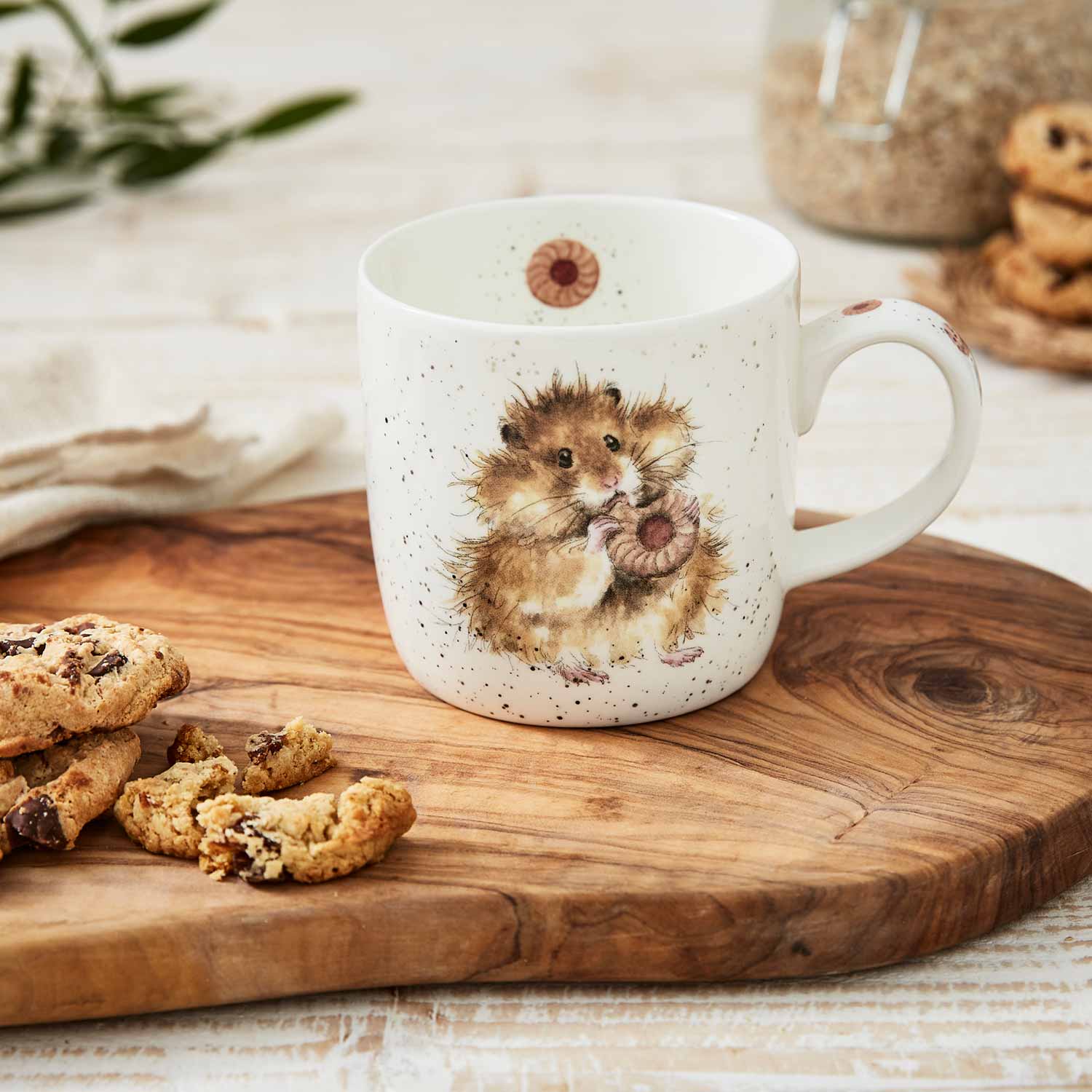 Royal Worcester Wrendale Designs Daisy Coo Mug | 14 Ounce Large Coffee Mug  with Cow Design | Made from Fine Bone China | Microwave and Dishwasher Safe