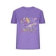 thumbnail image 1 of Camisetas de Verano de Mujer Pequeña Flor Impresa Cuello Redondo Manga Corta Superior, Verano Superior de las Mujeres, 1 of 4