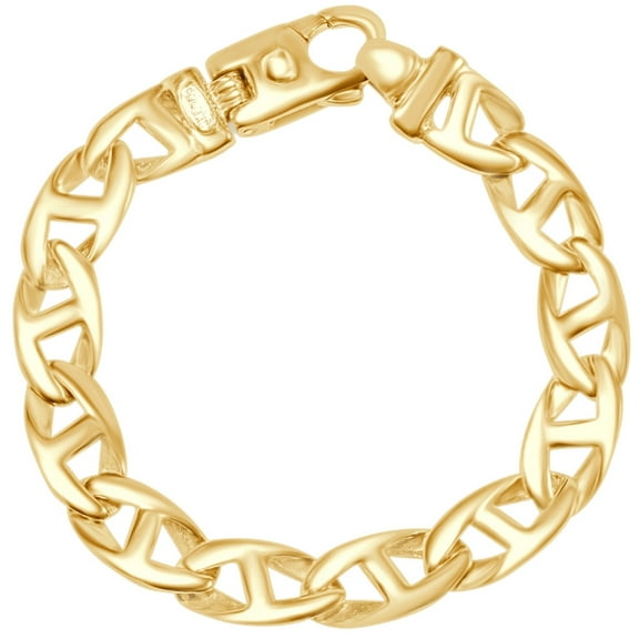 Pompeii Men's Marine Link 14k Gold (42gram) or Platinum (68gram) 10.5mm Bracelet 8.75" (,)