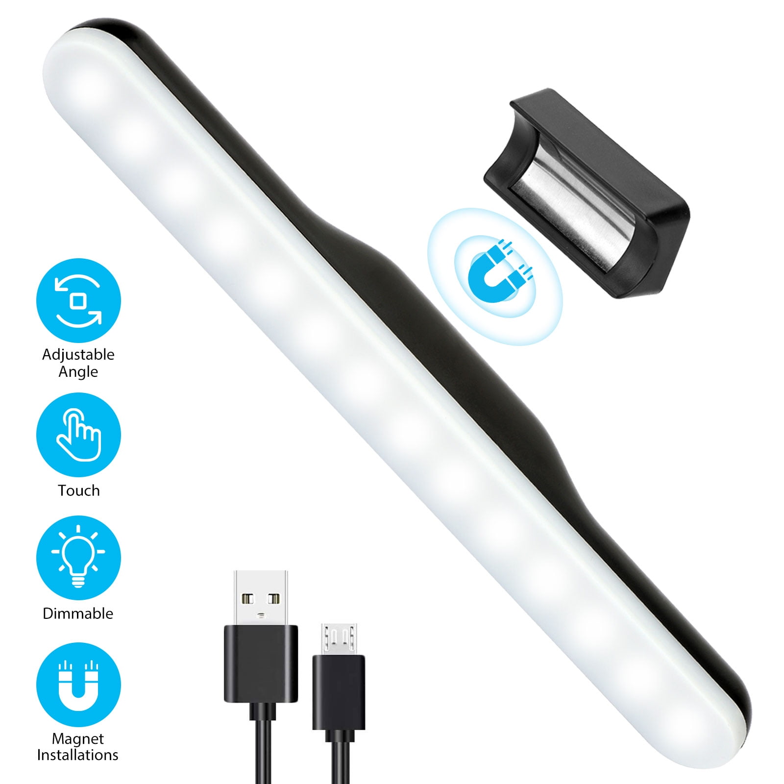 Details about   Led Lights 3X Batteries Included Under Cupboard Lamp Night Stick On Bedside New
