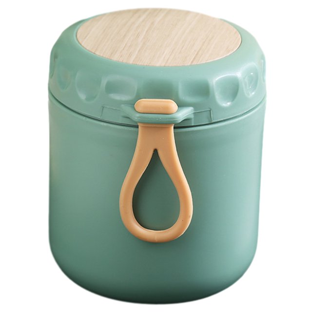 Termo para alimentos, taza de sopa de acero inoxidable 304, taza de desayuno para trabajadores de oficina, taza de leche portátil para estudiantes (400 ml)