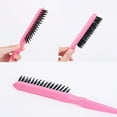 thumbnail image 2 of 3pcs Double Sided Edge Control Hair Comb Hair Styling Hair Brush Accessories Brush Comb Styling Partition Comb, 2 of 10