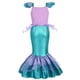 thumbnail image 4 of Disfraz de Sirenita Ariel de Yosbabe para niñas de 7 a 8 años, 4 of 7