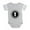 Heather Gray, variant on CafePress - Monogram Medallion 1 - Cute Infant Baby Football Bodysuit