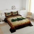 Cabin Bear Comforter Set King Rustic Bedding Bear Wildlife Bedding Set