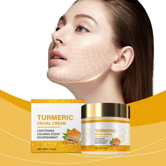 Turmeric Brightening Cream Hydrating And Moisturizing Gentle Moisturizing Soft Brightening Care Facial Skin Cream 50g