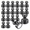 thumbnail image 1 of 20Pcs Black Fridge Magnet Refrigerator Magnets for Kitchen, Office, School,make you easy to grasp(16mm x 12mm), 1 of 5