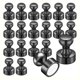 thumbnail image 1 of 20Pcs Black Fridge Magnet Refrigerator Magnets for Kitchen, Office, School,make you easy to grasp(16mm x 12mm), 1 of 5