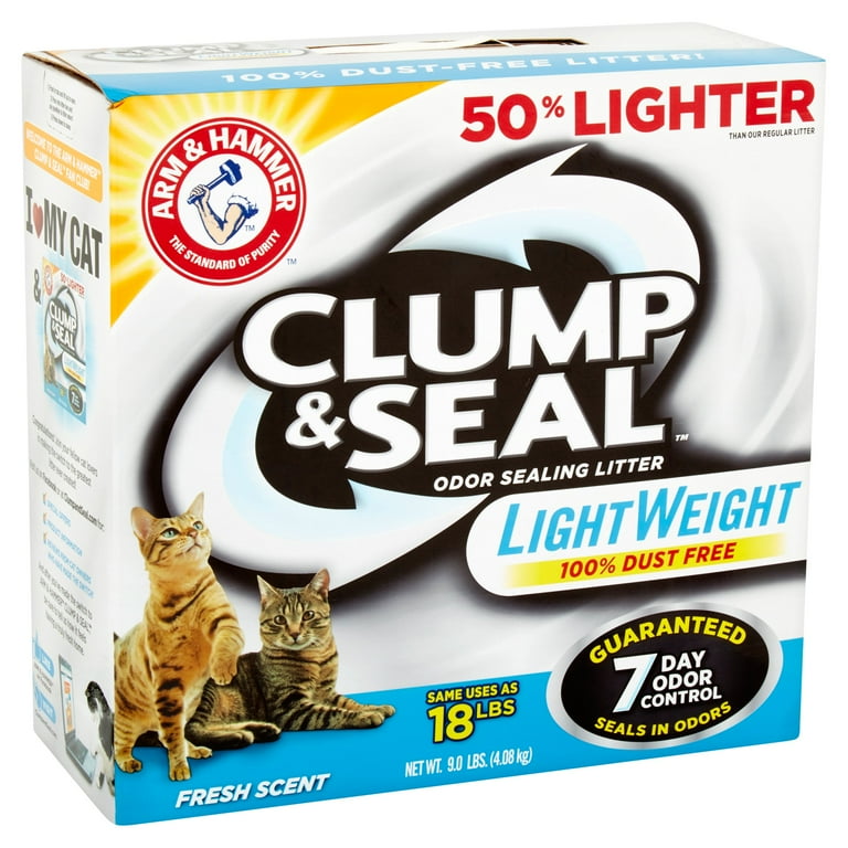 Arm Hammer Clump Seal Lightweight Litter Fresh Scent 9lb