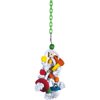 eCOTRITION Jungle Talk Knotrageous Wood & Rope Toy for Small Birds