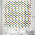 thumbnail image 1 of Owls Tapestry, Lively Colored Fun Cartoon Happy Mascots Colorful Pattern with Circles and Dots, Fabric Wall Hanging Decor for Bedroom Living Room Dorm, 5 Sizes, Multicolor, by Ambesonne, 1 of 1