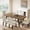 Nashiki Primary Color, variant on Panapinka Industrial Dining Table for 6-8, Large Rectangular Wooden Top with Heavy Duty Steel Frame, Waterproof & Space-Saving Design for Kitchen, Dining Room, Office