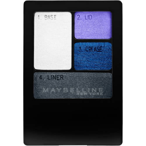 Maybelline Expert Wear Eyeshadow Quads, Electric Blue