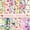 Color 076#, variant on Floral Scrapbook Paper, 12'' x 12'' Double Sided 24 Sheets Decorative Craft Paper Pad Cardstock for Aesthetic Card Making Journaling Planner Origami Decopage Scrapbooking Supplies