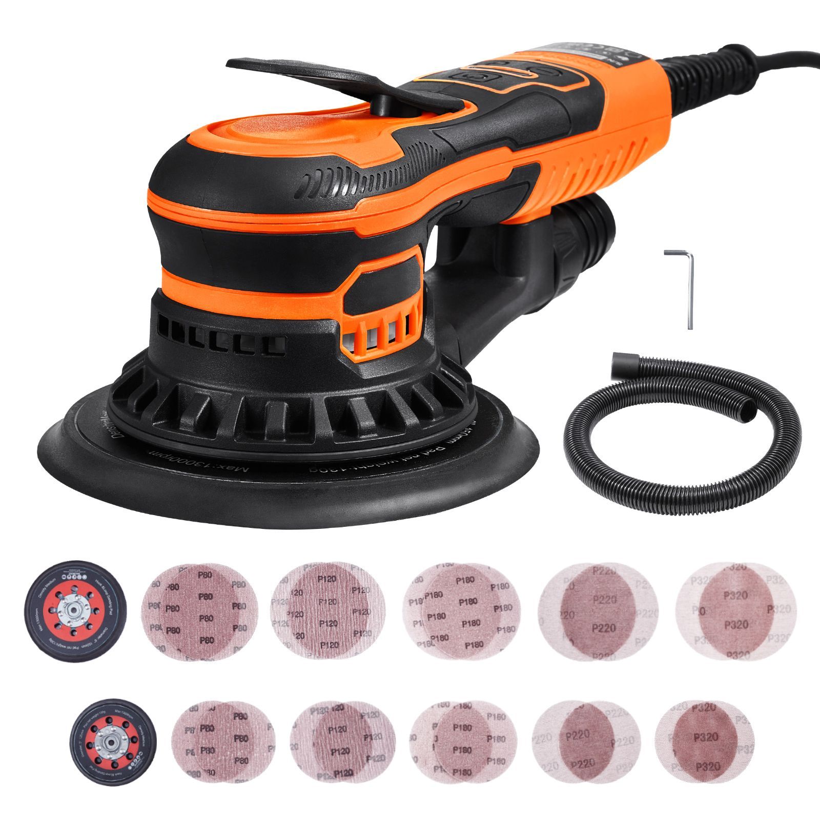 AsterOutdoor Random Orbital Sander 350W Brushless 6 Speeds photo 7
