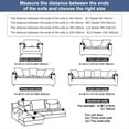 thumbnail image 6 of CZL 1 2 3 4 Seater Printed Sofa Cover Couch Slipcover, Elastic Stretch Armchair / Loveseat / Couch Sectional Christmas Sofa Slipcover Furniture Protector Dog Pet, 6 of 7