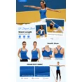 thumbnail image 5 of ANFERRY Womens Workout Tank Tops Ribbed Built in Bra Athletic Shirts Scoop Neck Racerback Yoga Camisoles, 5 of 7