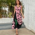 thumbnail image 5 of Leopard Print Pattern Sleeveless Dress Female Clothing Dress Women Summer 2025 Dress, 5 of 7
